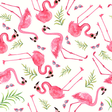 Flamingos - Tropical Bird Bath