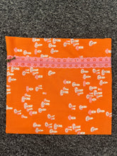 Load image into Gallery viewer, Orange Mushrooms  Handmade Zipper Bag - Cassy Raymond
