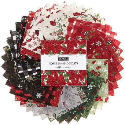 Home Sweet Holidays 5 Inch Stacker (Charm Pack)