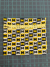 Load image into Gallery viewer, U Of M Yellow Handmade Zipper Bag - Cassy Raymond
