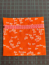 Load image into Gallery viewer, Orange Mushrooms  Handmade Zipper Bag - Cassy Raymond
