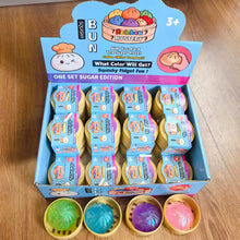 Load image into Gallery viewer, Rainbow Glitter Mystery Squishy Bun Dumpling - Sugar Edition Mystery Pack!
