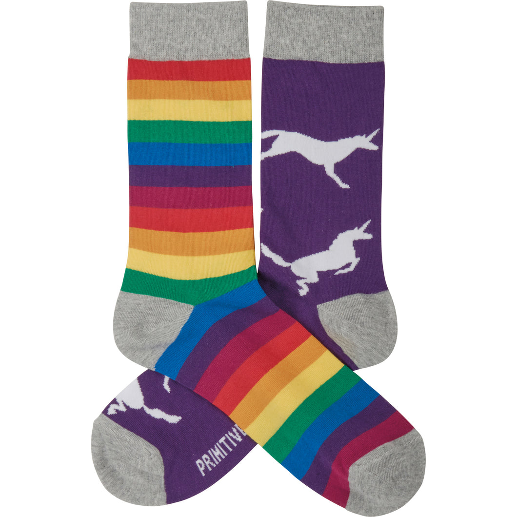 Rainbows & Unicorns Socks