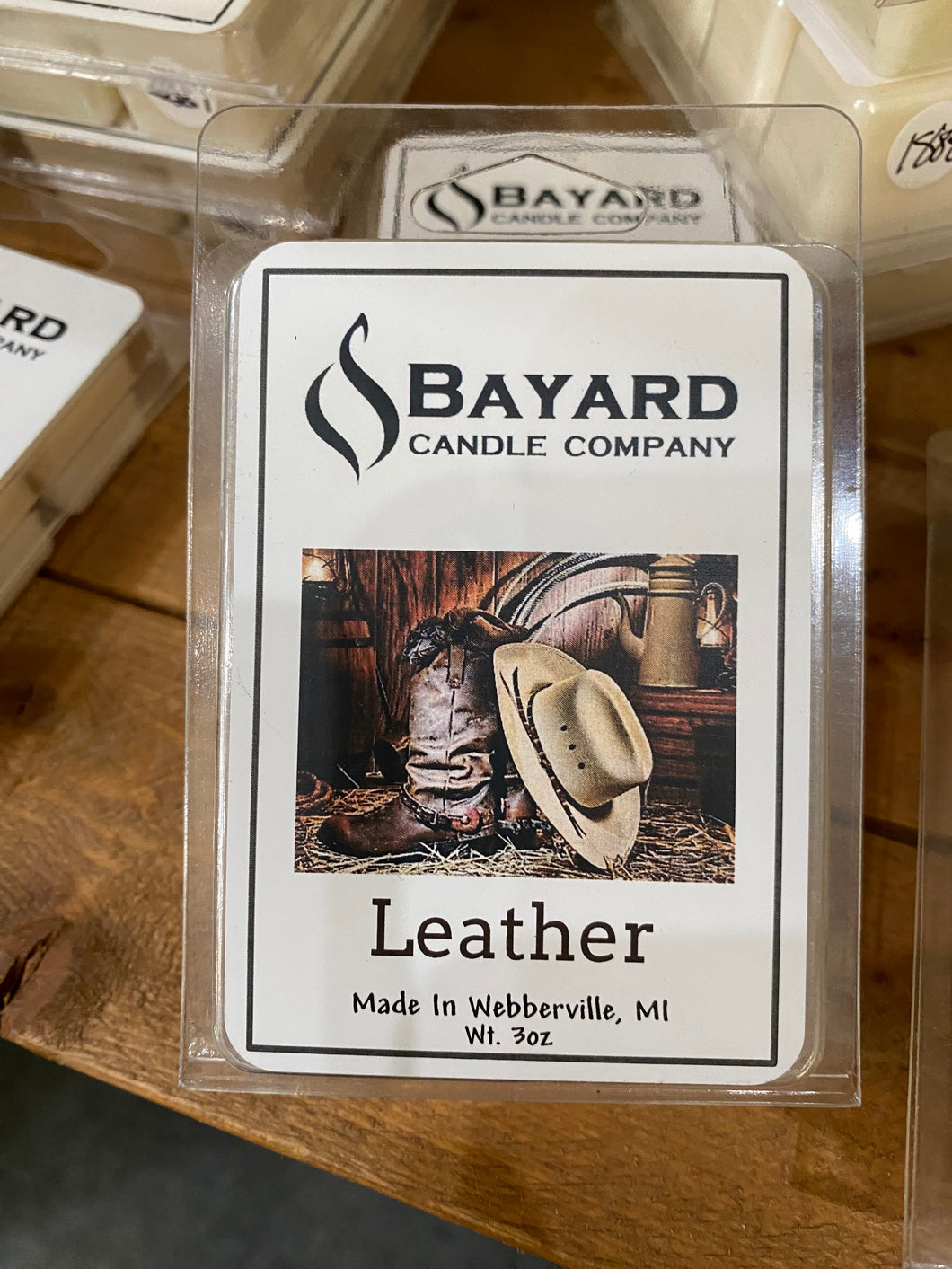 Leather Wax Melt - Bayard Candle Company