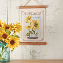 Load image into Gallery viewer, Sunflower Seed Packet Wall Decor
