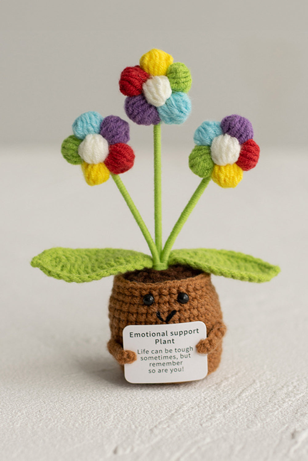 emotional support plants Crochet Emotional Support Potted Plant – Summit St Shop