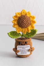 Load image into Gallery viewer, Crochet Emotional Support Potted Plant
