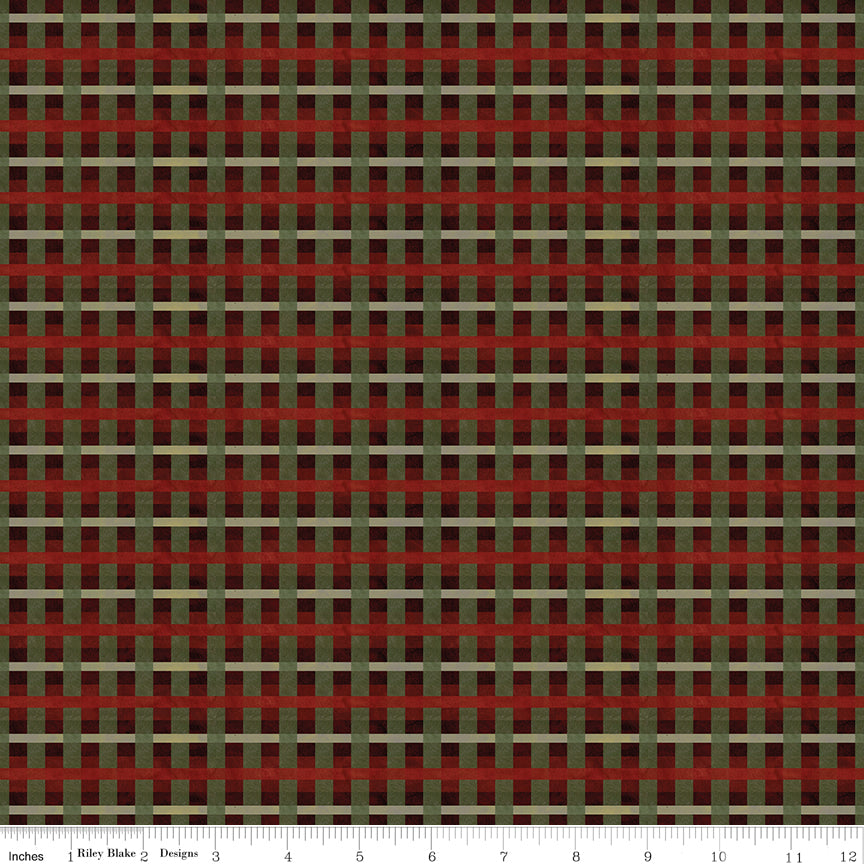 Cranberry Plaid - Up On The Housetop