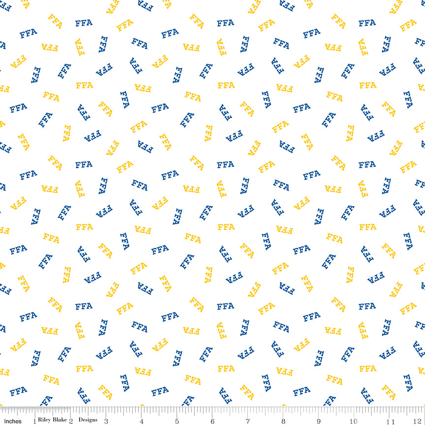 White Logo Toss - FFA Forever Blue 2