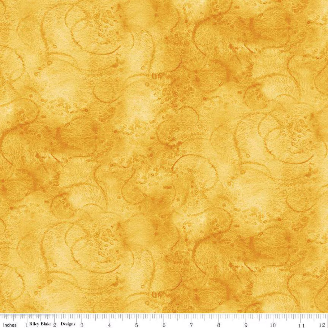 Gold - Painter’s Watercolor Swirl