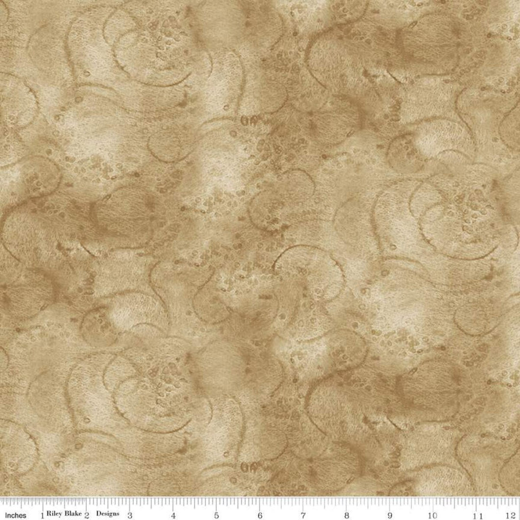 Khaki - Painter’s Watercolor Swirl