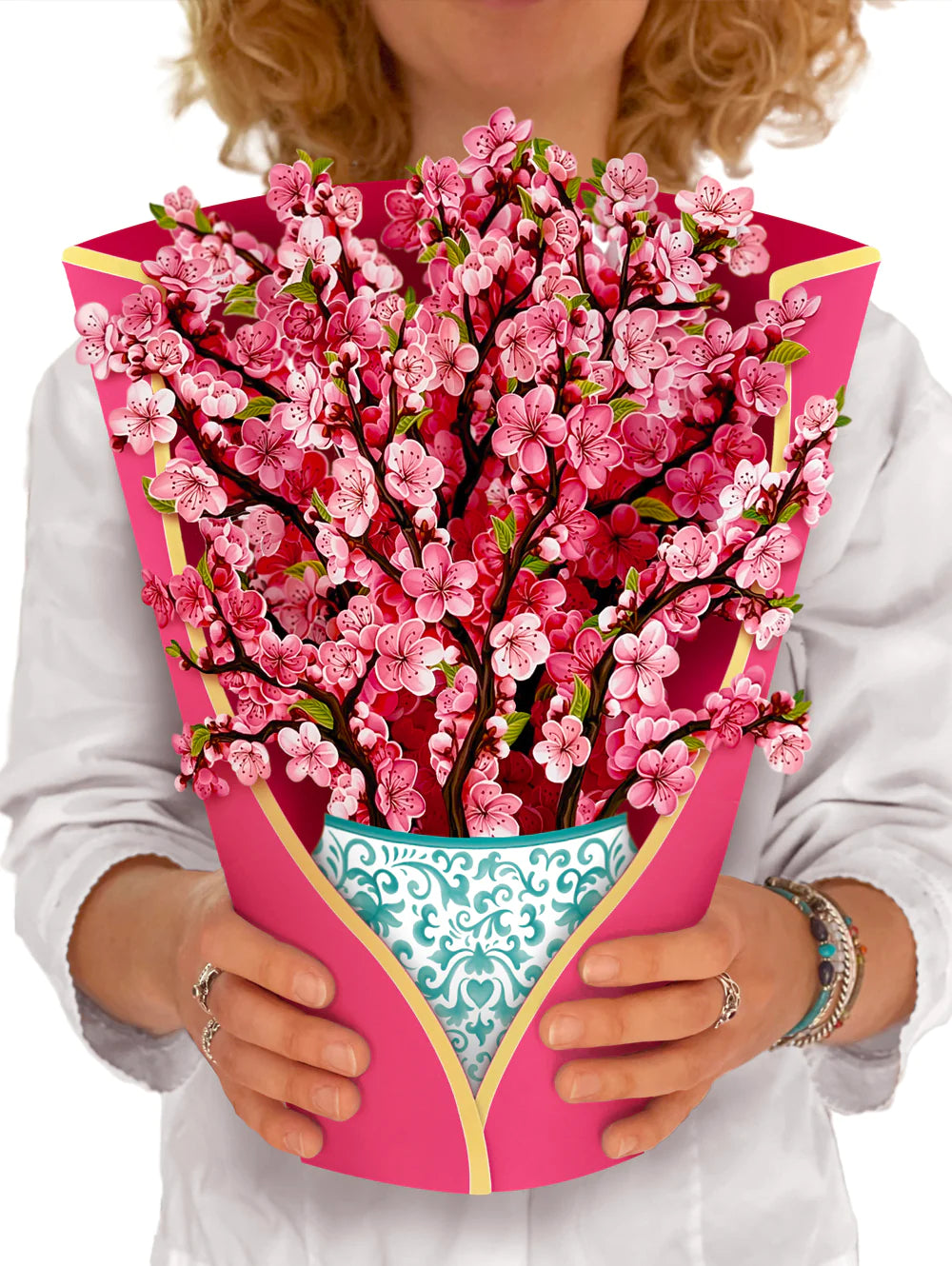 Fresh Cut Paper Bouquet - Cherry Blossoms