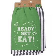 Load image into Gallery viewer, Ready Set Eat Kitchen Towel Set
