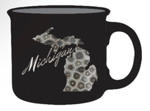 Load image into Gallery viewer, Michigan Petosky Stone Campfire Mug
