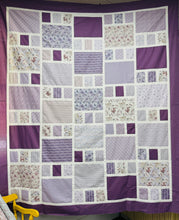 Load image into Gallery viewer, Purple Daybreak On The Prairie - Craftsman Top Quilt Kit
