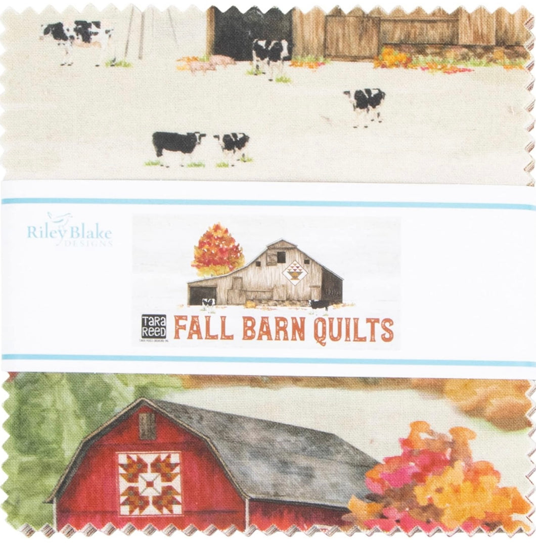 Fall Barn Quilts 5 Inch Stacker (Charm Pack)