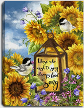Load image into Gallery viewer, Sunflower Friends - Tabletop Lighted Canvas
