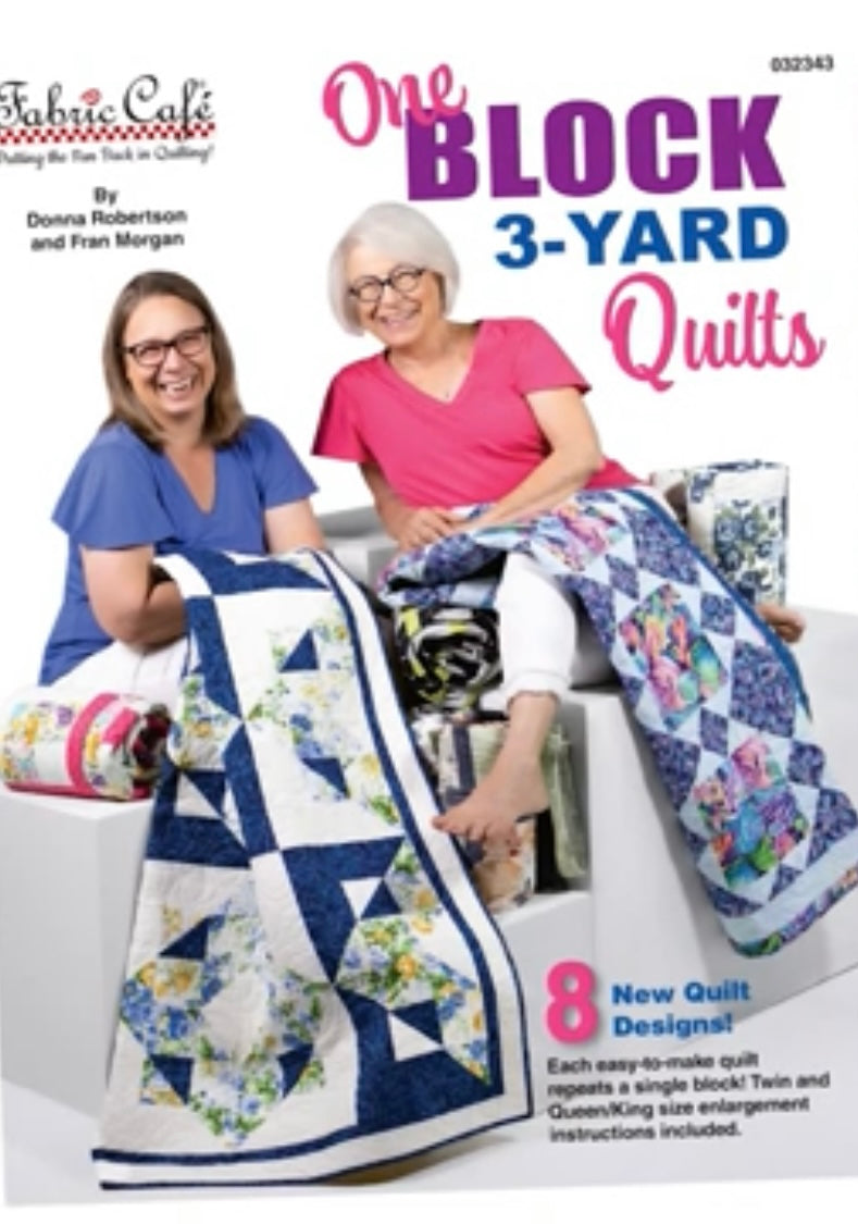One Block 3-Yard Quilts - Donna Robertson
