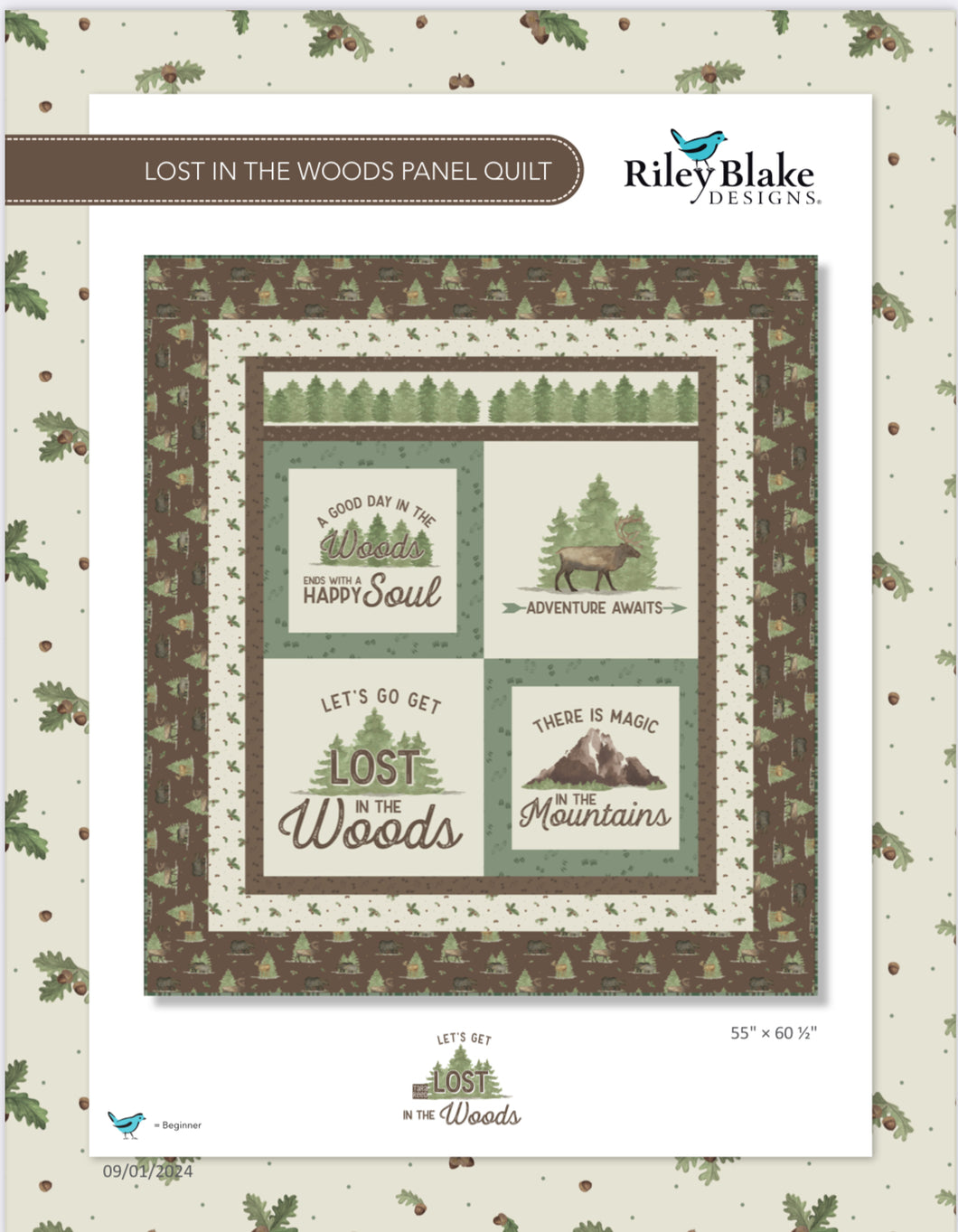 Lost In The Woods Panel Quilt Kit