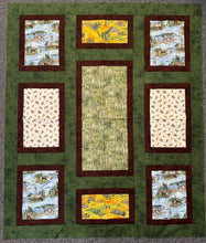 Load image into Gallery viewer, Wild Blue Yonder -  Exhibit Quilt Top Kit
