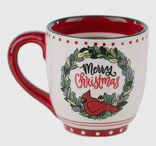 Load image into Gallery viewer, Merry Christmas Cardinal Mug
