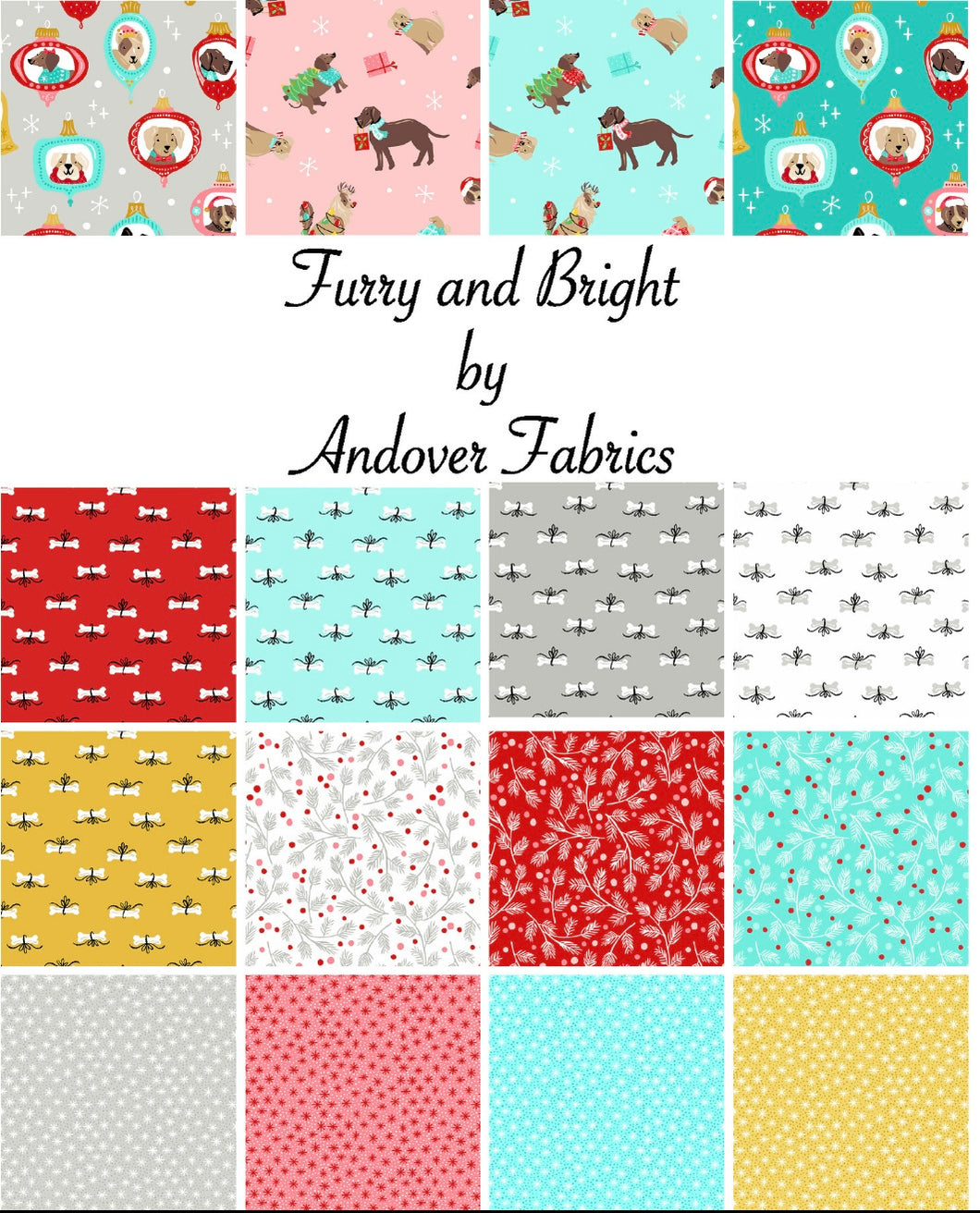 Furry and Bright Fat Quarter Bundle