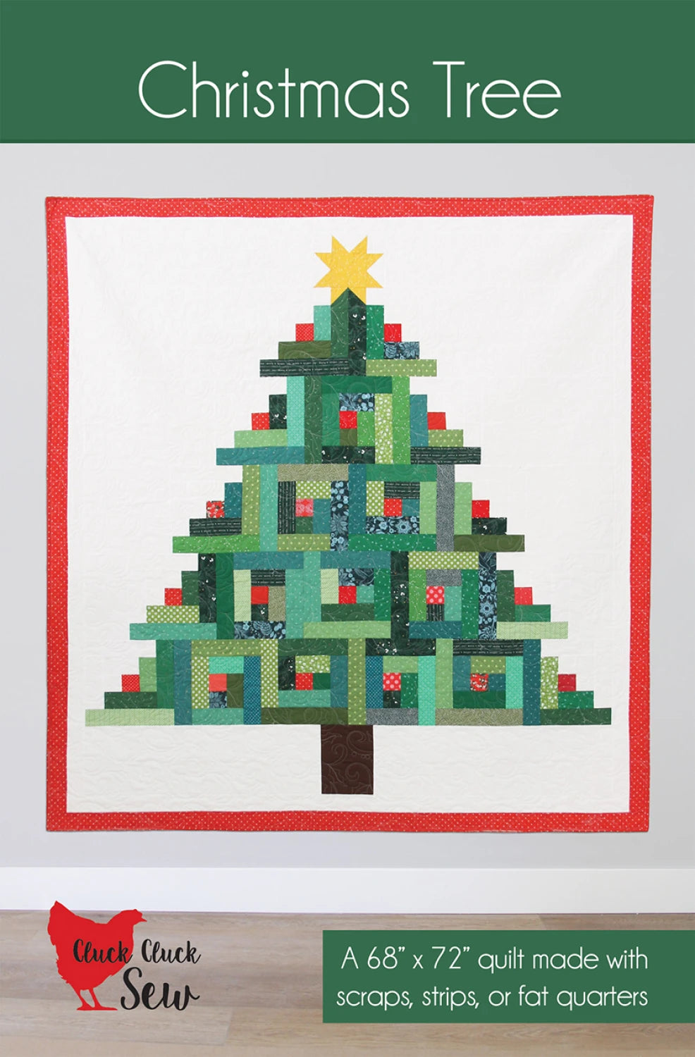 Christmas Tree Quilt Pattern - Cluck Cluck Sew