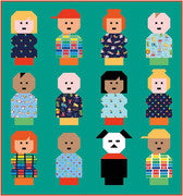 Load image into Gallery viewer, Vintage Little People Quilt Pattern - Kelli Fannin

