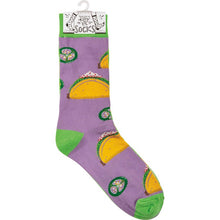 Load image into Gallery viewer, Tacos &amp; Tequila Socks
