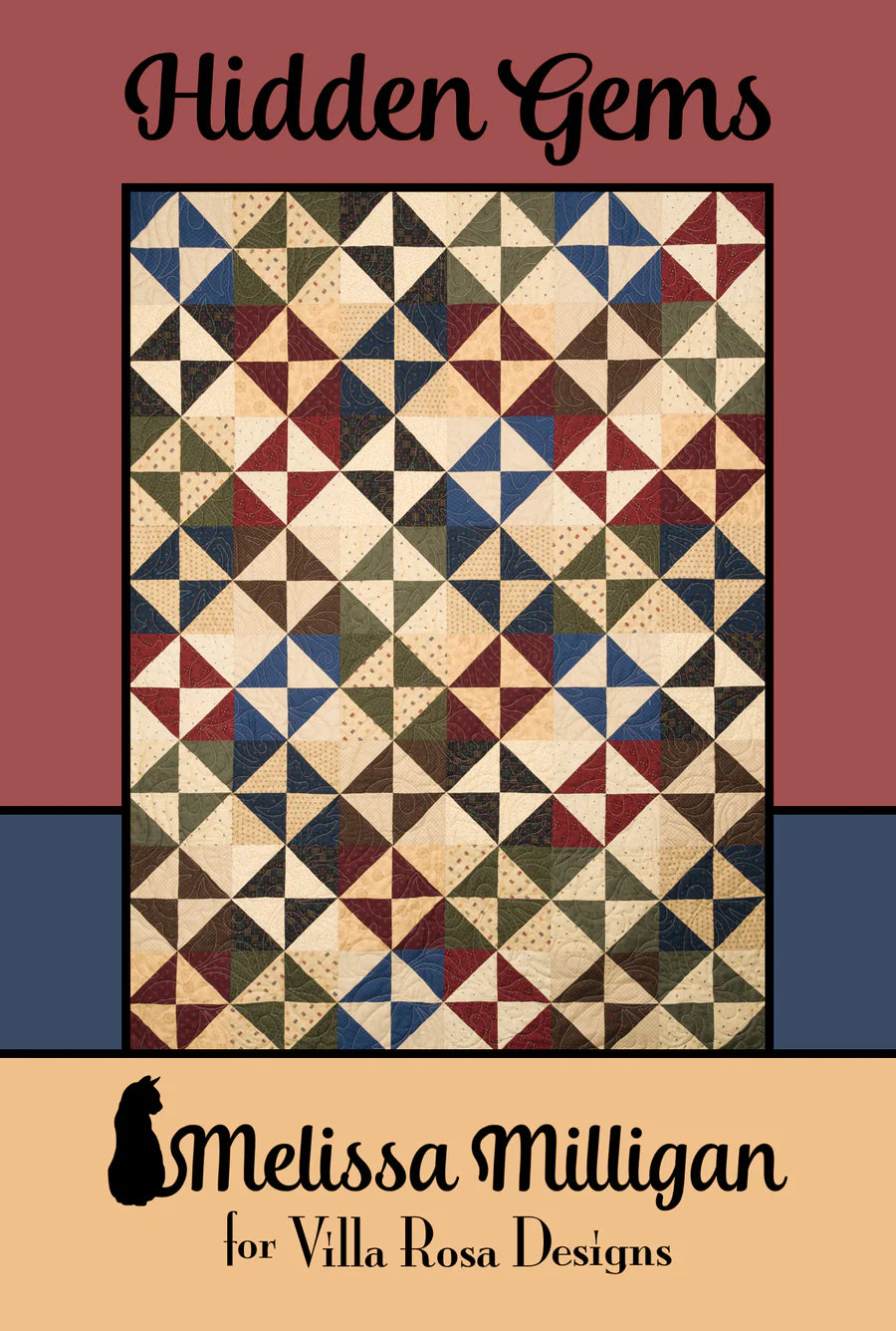 Hidden Gems Pattern - Villa Rosa Design