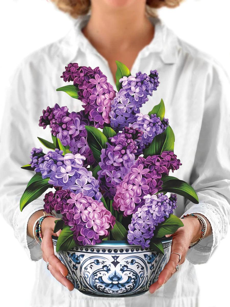 Fresh Cut Paper Bouquet - Garden Lilacs