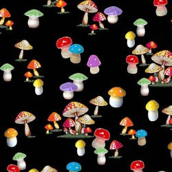 Black Kitschy Mushrooms - I Heart Kitsch