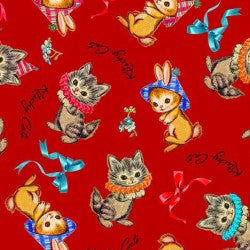 Red Kitschy Cats - I Heart Kitsch