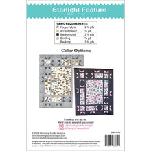 Load image into Gallery viewer, Starlight Feature Quilt Pattern - Blooming Boldly

