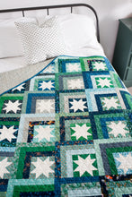 Load image into Gallery viewer, Log Cabin Stars Quilt Pattern - Quilty Love
