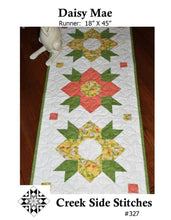 Load image into Gallery viewer, Daisy Mae Table Runner Pattern - Creek Side Stitches
