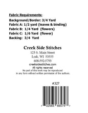 Load image into Gallery viewer, Daisy Mae Table Runner Pattern - Creek Side Stitches
