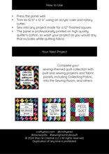 Load image into Gallery viewer, Sewing Room Rules Panel - Staci W Quilts
