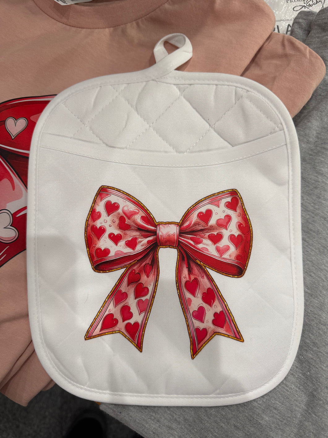 Heart Bow Pot Holder