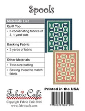 Load image into Gallery viewer, Spools - Three Yard Quilt Pattern
