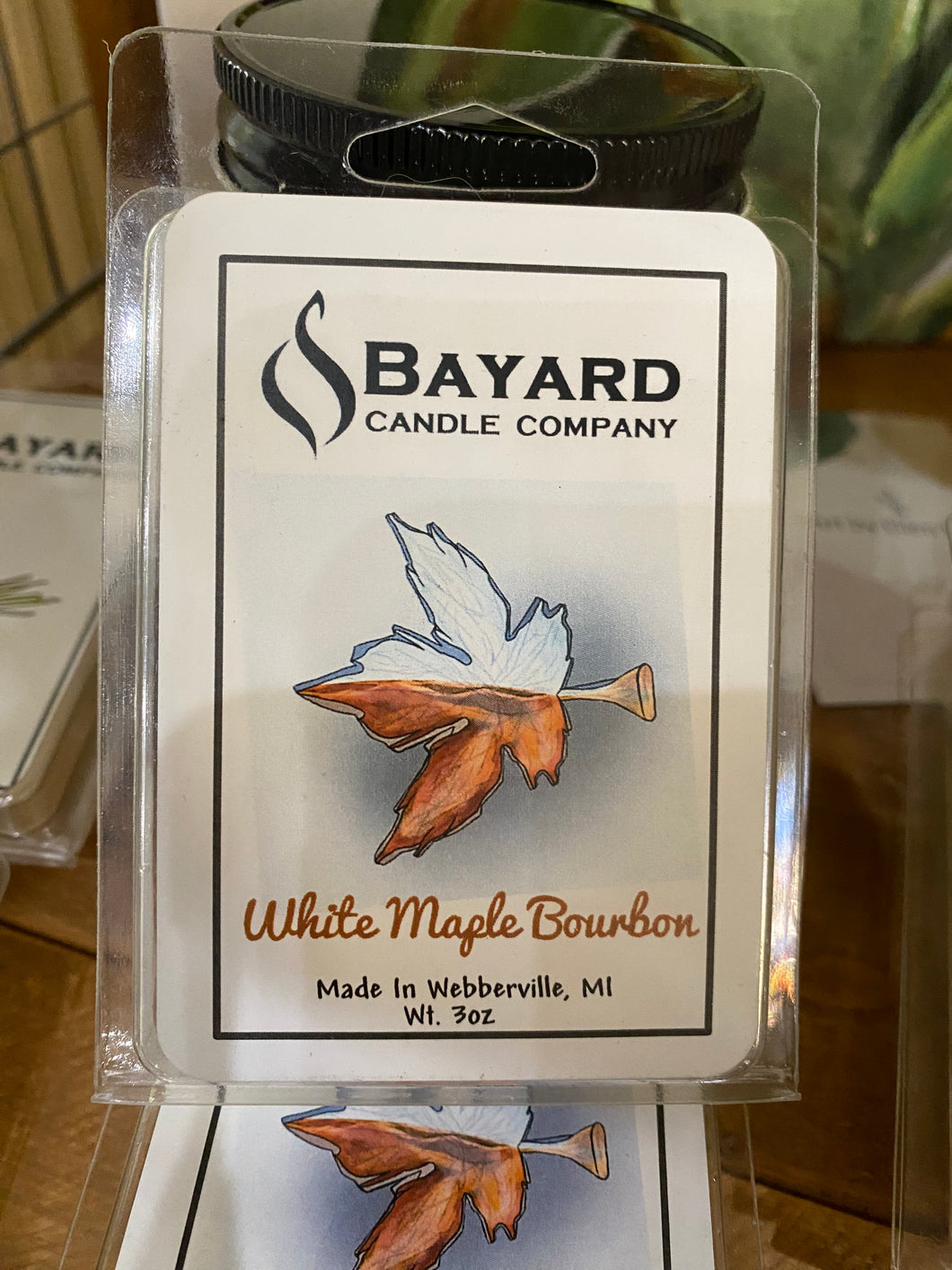 White Maple Bourbon Wax Melt - Bayard Candle Company -