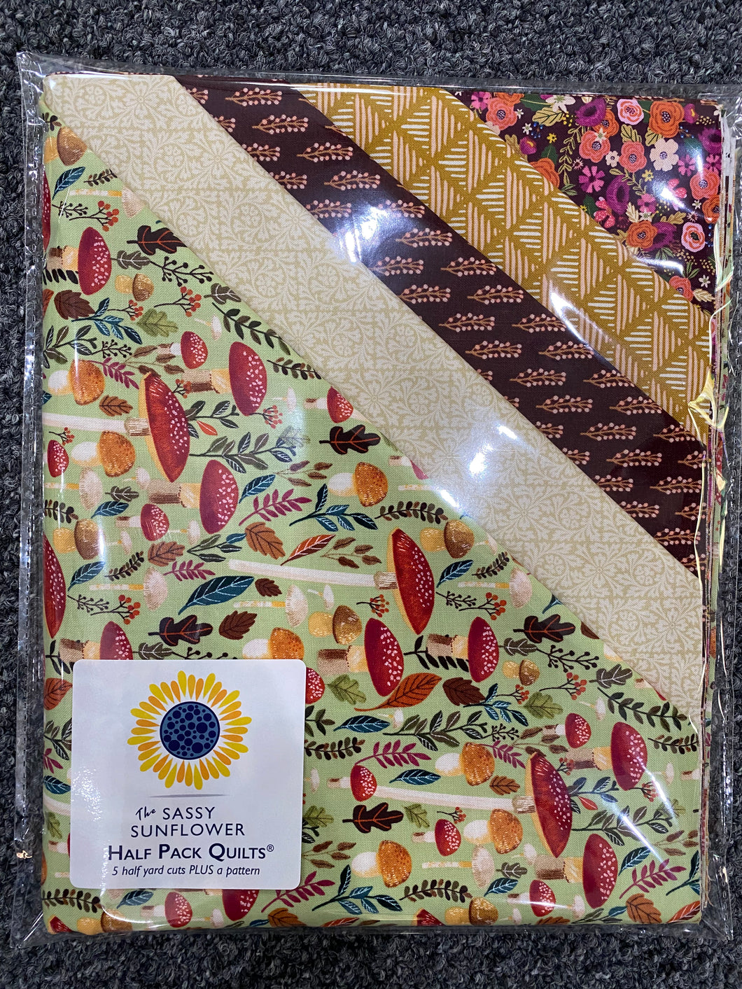 Autumn Garden  - Sassy Sunflower Half Pack Quilt Kit