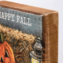 Load image into Gallery viewer, Happy Fall - Block Sign
