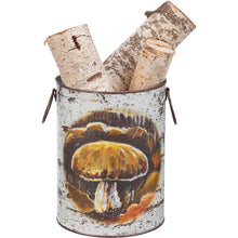 Load image into Gallery viewer, Fall Mushroom Metal Bucket

