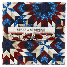 Load image into Gallery viewer, Stars &amp; Stripes II - 10 Inch Stacker (Layer Cake)
