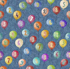 Balloons Blue - Animal Alphabet