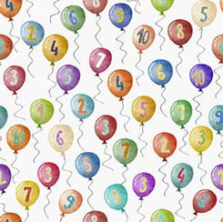 Balloons White - Animal Alphabet
