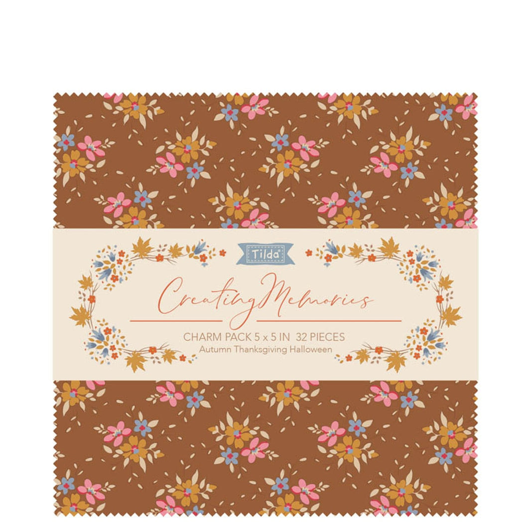 Tilda Creating Memories -Autumn Thanksgiving Halloween - Charm Pack