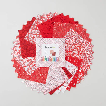 Red Rhapsody 5 Inch Stacker (Charm Pack)