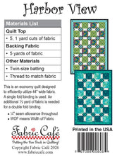 Load image into Gallery viewer, Harbor View - 5 Yard Quilt Pattern
